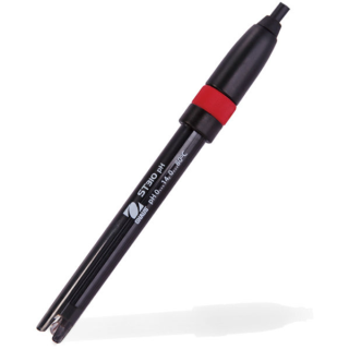 3 in 1 refillable pH electrode, integrated temperature probe, plastic shaft