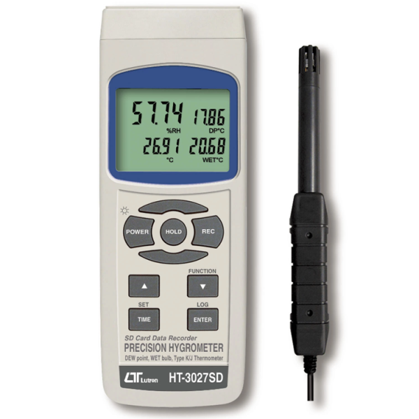 Precision Hygrometer, Data loggers - HT-3027SD