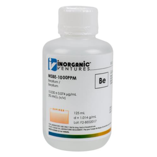 Beryllium for ICPMS