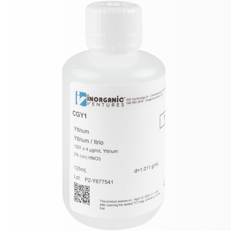 Yttrium for ICP